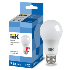Лампа светодиодная LED 9вт Е27 дневной ECO (LLE-A60-9-230-65-E27)