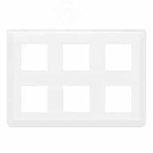 Рамка Mosaic 2x3x2 модуля - белая (078832L)