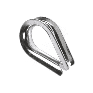 Купить Коуш стальной оцинкованный под трос D2-D3 (CM621003) Коуш стальной оцинкованный под трос D2-D3 (CM621003)