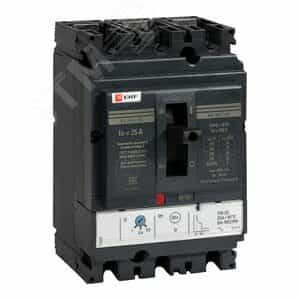 Выключатель автоматический ВА-100А 36кА ВА-99С/25 термический расцепитель (mccb99C-100-25)