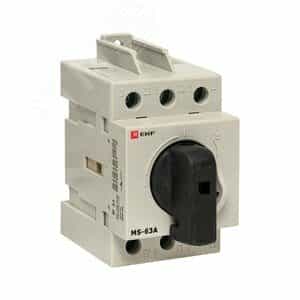 Рубильник модульный MS-63A 3P на DIN-рейку PROxima (ms-63d)