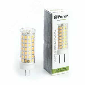 Лампа светодиодная LED 9вт 230в G4 белый капсульная (LB-434)