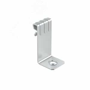 Вертикальный балочный зажим 1-5мм с отгибом и резьбой М6 EKF (VBZ1-5-M6G)