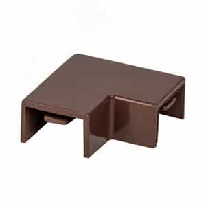 Поворот 90 градусов (15х10) (4 шт) Plast под темное дерево (abd-15-10x4)