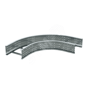 Угол лестничный 90 градусов 100x600 R=660мм (ULD616)