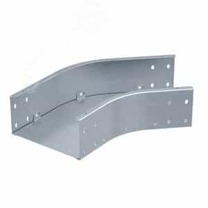 Угол горизонтальный 45 градусов 80х100, 1,5 мм, цинк-ламель, в комплекте с крепежными элементами и соединительными пластинами,необходимыми для монтажа (SCM810KZL)