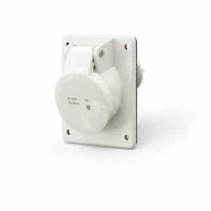 Розетка панельная 16А 40-50В/50-60Гц IP44 2 полюса (DIS4301616)