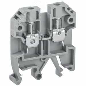 Клемма винтовая КВИ-4мм2 серая IEK (YZN30-004-K03)