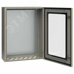 Корпус металлический ЩМП-3-0 (650х500х220мм) У2   IP54 прозрачная дверь IEK (YKM11-03-54-1)