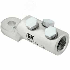 Наконечник болтовой луженый НБЛ 500-630-16/3 35кВ IEK (UNB11-500-630-03-35)