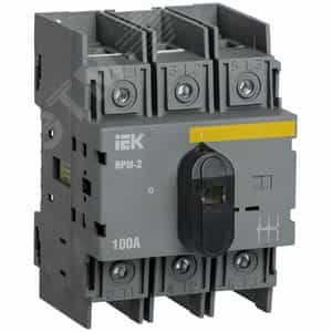 Купить Выключатель-разъединитель модульный ВРМ-2 3P 100А IEK (MVR20-3-100) Выключатель-разъединитель модульный ВРМ-2 3P 100А IEK (MVR20-3-100)