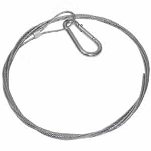 Трос стальной с карабином 10м (CLP1M-SRC-2-10)