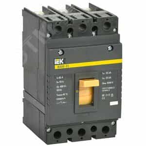 Выключатель автоматический трехполюсный ВА88-35 80А 35кА РЭ800А (SVA30-3-0080)