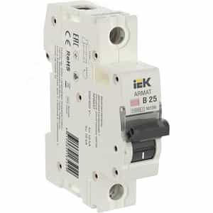 Купить ARMAT Выключатель автоматический однополюсный B 25А M10N (AR-M10N-1-B025) ARMAT Выключатель автоматический однополюсный B 25А M10N (AR-M10N-1-B025)