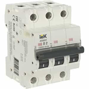 ARMAT Выключатель автоматический трехполюсный D 2А M10N (AR-M10N-3-D002)