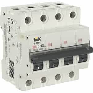 ARMAT Выключатель автоматический четырехполюсный D 13А M06N (AR-M06N-4-D013)