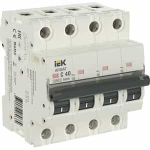 ARMAT Выключатель автоматический четырехполюсный C 40А M06N (AR-M06N-4-C040)
