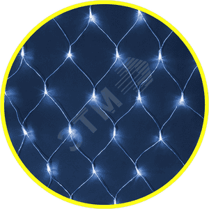 Гирлянда новогодняя светодиодная NGF-N01-240B-12-2x1.5m-230-TR-IP44 (61856 NGF-N01)