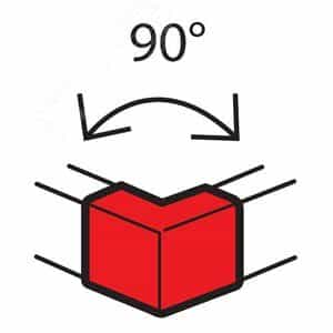 Угол внешний 90° 100х50мм (638012)