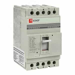 Выключатель автоматический ВА-99  125/12,5А 3P 25кА EKF PROxima (mccb99-125-12.5)