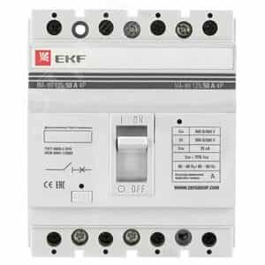 Выключатель автоматический ВА-99 125/50А 4P 25кА (mccb99-125-50-4P)