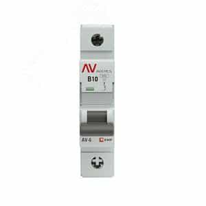 Выключатель автоматический AV-6 1P 10A (B) 6кА AVERES (mcb6-1-10B-av)