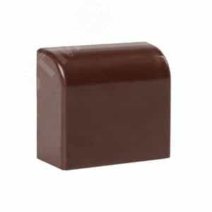 Заглушка (40х25) (4 шт) Plast под темное дерево (ecd-40-25x4)