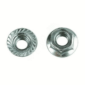 Гайка DIN 6923 М8 с насечкой препятствующей       откручиванию (100шт) (CM100800)