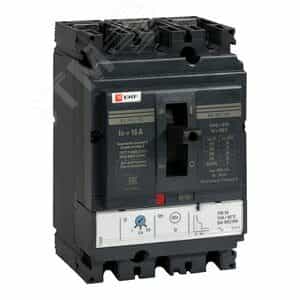 Выключатель автоматический трехполюсный ВА-99C 100/16А 36кА (mccb99C-100-16)