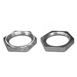 Гайка заземляющая M25x1.5 никелированая латунь (6006EMC-25)