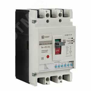 Выключатель автоматический ВА-99М 100/63А 3P 50кА с электронным расцепителем PROxima (mccb99-100-63me)