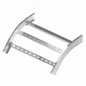 Угол лестничный вертикальный внешний 45 градусов 200х300, R600, горячеоцинкованный (ULOC623HDZ)