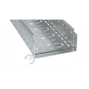 Лоток перфорированный 100х400х4000, 1,2 мм, цинк-ламельный (SPN40140ZL)