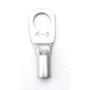 Наконечник под пайку листовой гнутые 6 М2 кв.мм винт 5мм (2CT75)