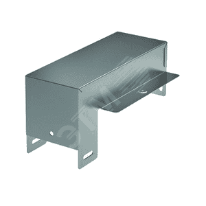 Ответвитель-крышка Т-образный вертикальный вниз DDS 150/50, в комплекте с крепежными элементами и соединительными пластинами (37379KZL)