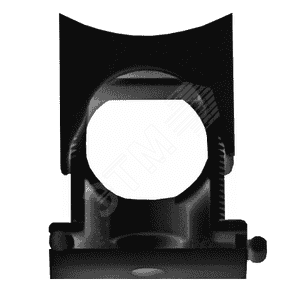 Держатель с крышкой DN 36-48мм полиамид черный (PASW3648N)