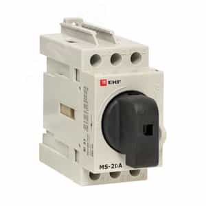 Купить Рубильник модульный MS-20A 3P на DIN-рейку PROxima (ms-20d) Рубильник модульный MS-20A 3P на DIN-рейку PROxima (ms-20d)