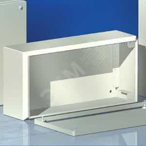 Корпус металлический сварной CDE 600х400х120 мм с фланцами IP55 (R5CDE64120F)