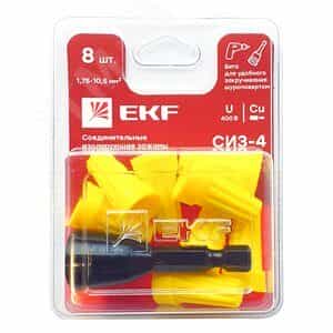 СИЗ-4 (1,75-10,5мм2) блистер (8шт.) EKF (plc-cc-6-b)