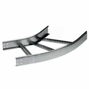 Угол горизонтальный 45 градусов 100x300 R=600мм цинк-ламельный (LC0163ZL)