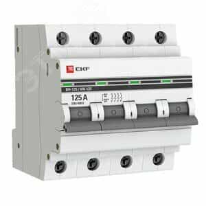 Выключатель нагрузки 4п ВН-125 125А PROxima (SL125-4-125-pro)