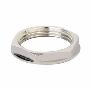 Купить Гайка M16x1.5 никелированная латунь (6006-16A) Гайка M16x1.5 никелированная латунь (6006-16A)