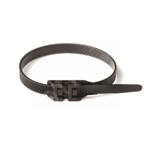 Хомут 265х9мм черный (100шт) (26453)