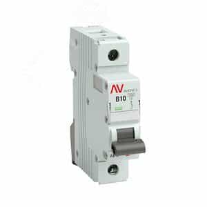 Выключатель автоматический AV-10 1P 10A (B) 10кА AVERES (mcb10-1-10B-av)