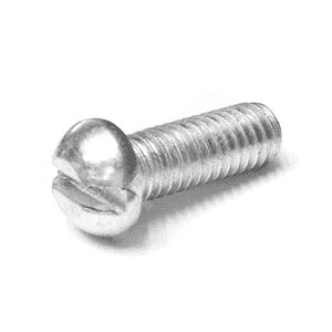 Винт с плоским шлицем М6х20 нержавеющая сталь AISI 316L (CM030620INOX316L)