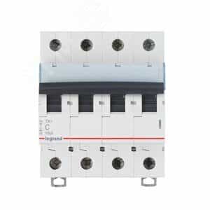Выключатель автоматический четырехполюсный 25А B TX3 6kA/10kA (403904)