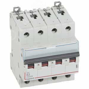 Выключатель автоматический четырехполюсный 3А B DX3 10kА/16kА (409060)