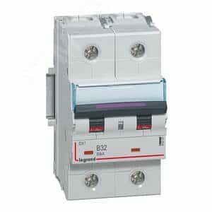Выключатель автоматический DX3 50кА 32А 2П B (410101)