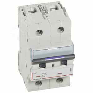 Выключатель автоматический DX3 50кА 25А 2П C (410150)
