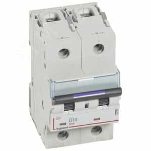 Выключатель автоматический DX3 50кА 10А 2П D (410199)
